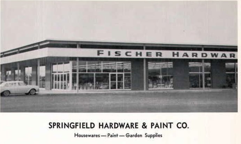 Fischer Hardware Original location Early 1960s.png