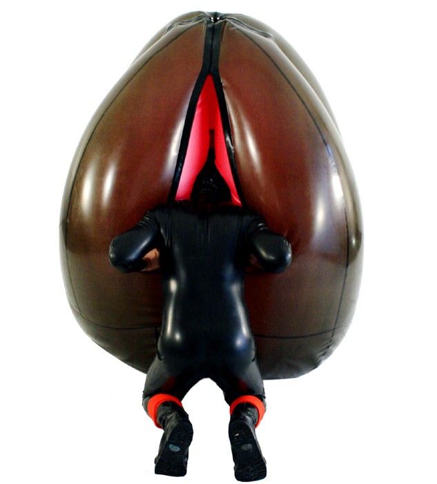This inflatable bondage ball in the shape of the infamous eggs from the Ali...